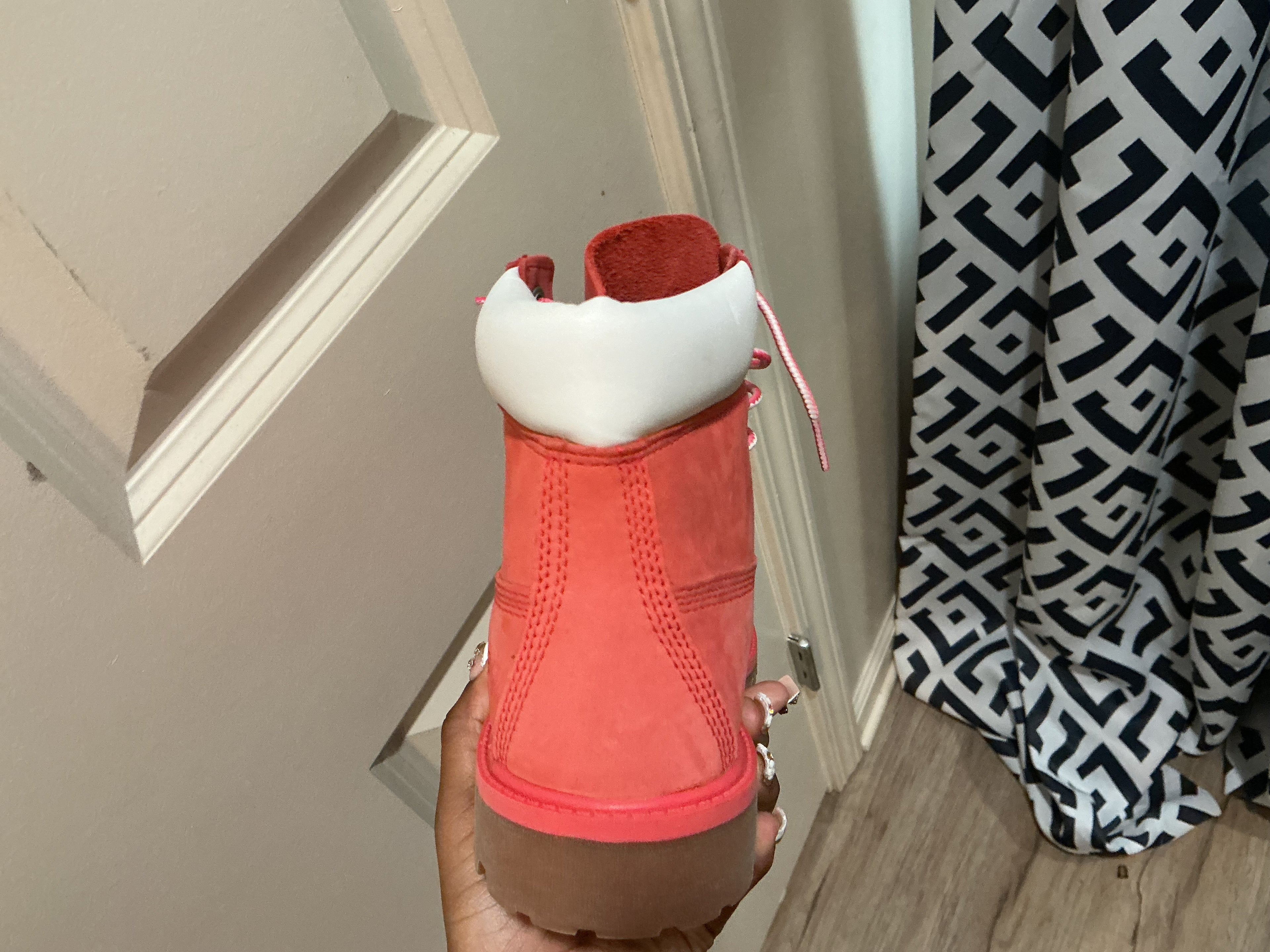 Pink  Timberland boots